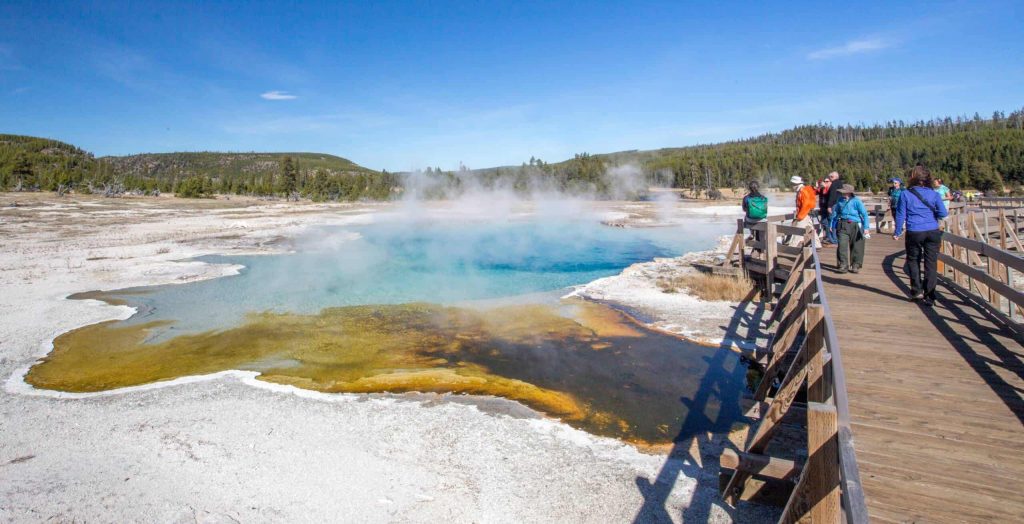 Boardwalk at Yellowstone