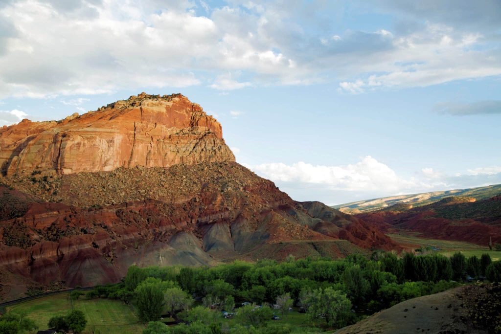 Fruita Campground in Capitol Reef Utah's Mighty 5