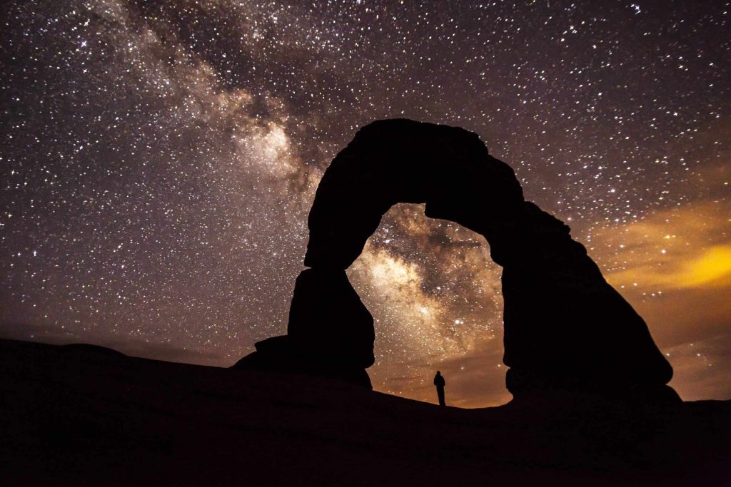 Arches np at night arches national park Utah's Mighty 5