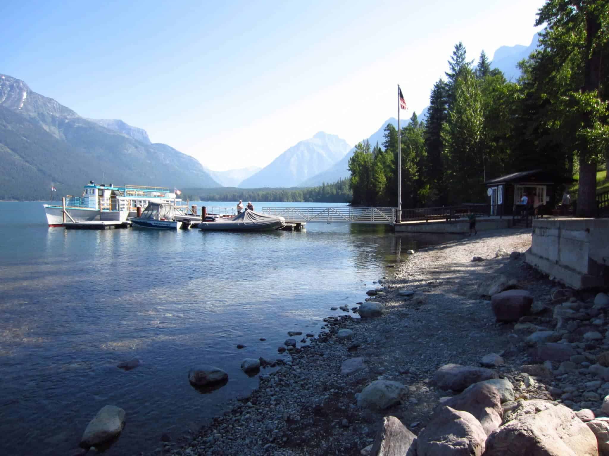 Lake McDonald boat tour waiting for action.