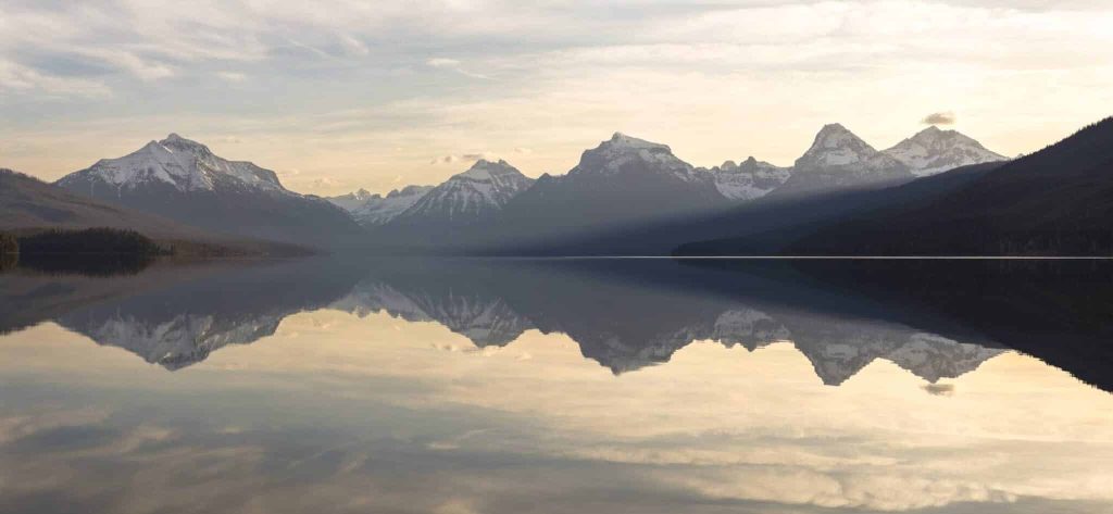 Lake-McDonald-Sunrise-Panorama