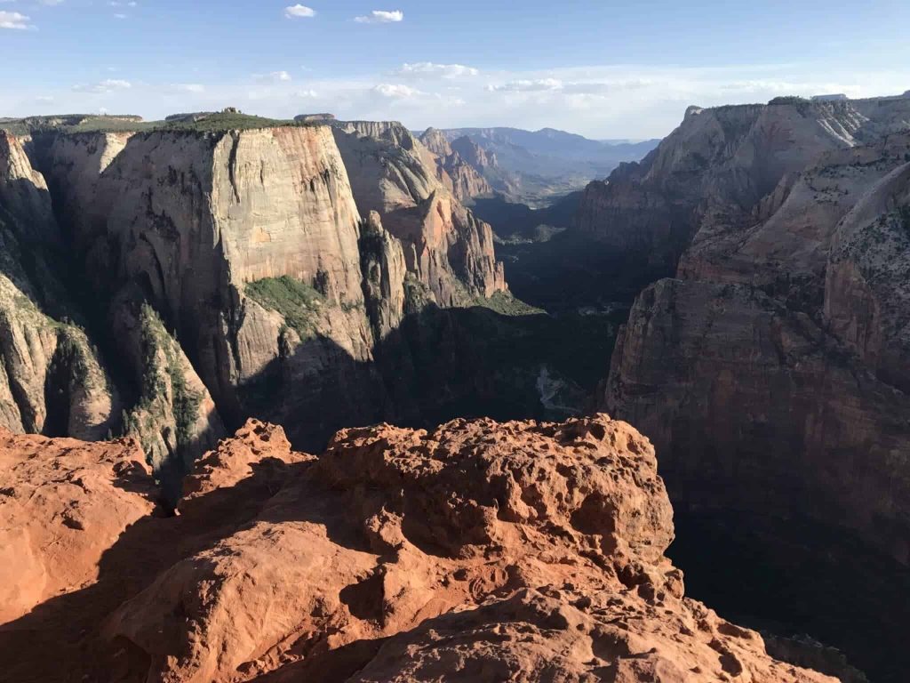 View from Angels Landing in Zion National Park Utah's Mighty 5