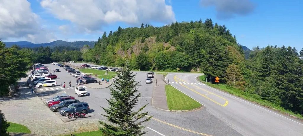 Newfound Gap Right Before Clingmans Dome Road