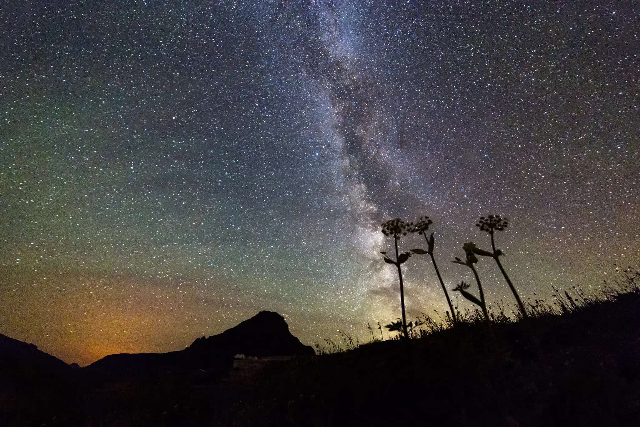 Night Sky Over Glacier National Park