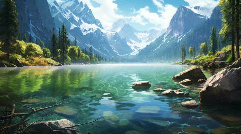 Lakes in Glacier Notional Park