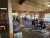Inside a Yellowstone National Park restaurant dining room filled with guests enjoying breakfast.