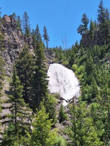 Exterior view of the trailhead sign and forested entrance