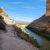 Santa Elena Canyon Overlook view of the Rio Grande winding through limestone cliffs in Big Bend National Park.