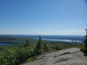 Dead River Trailhead at Great Pond Mountain Wildlands offers sweeping views across Acadia National Park.
