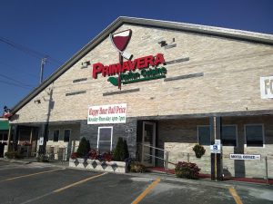Exterior of a coastal lodging building in Acadia National Park, serving visitors near the park entrance.
