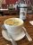 Creamy herb soup served in a cafe-style dining setting at a seaside spot in Acadia National Park, Bar Harbor, Maine.