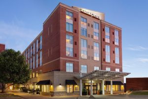 Exterior of Hyatt Place Columbia/Downtown/The Vista near Congaree National Park, a contemporary lodging option.