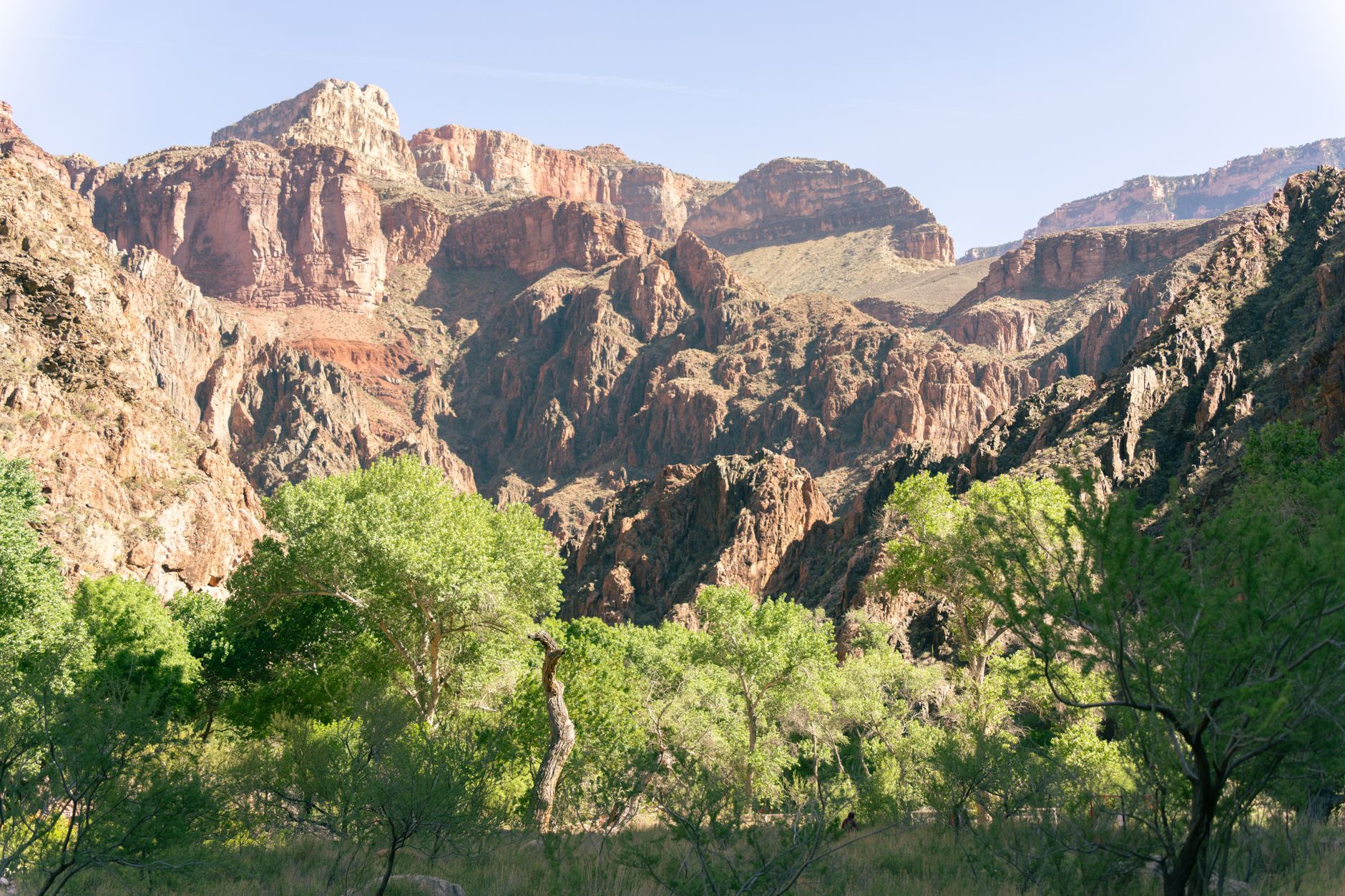 Breathtaking landscape of Grand Canyon from the North Rim in Arizona, USA.